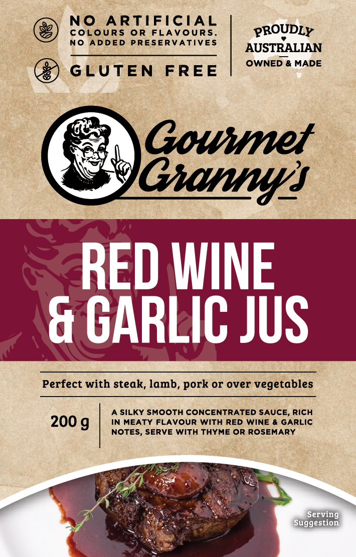 200G G/G LIQUID RED WINE & GARLIC JUS(6)