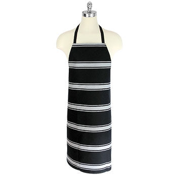 TRAD BLUE & WHITE BIB APRON(CA006)