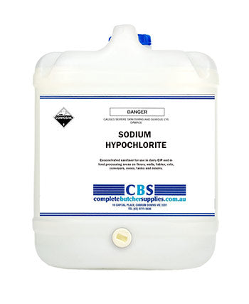 SODIUM HYPO 20LTR (BLEACH) 12%