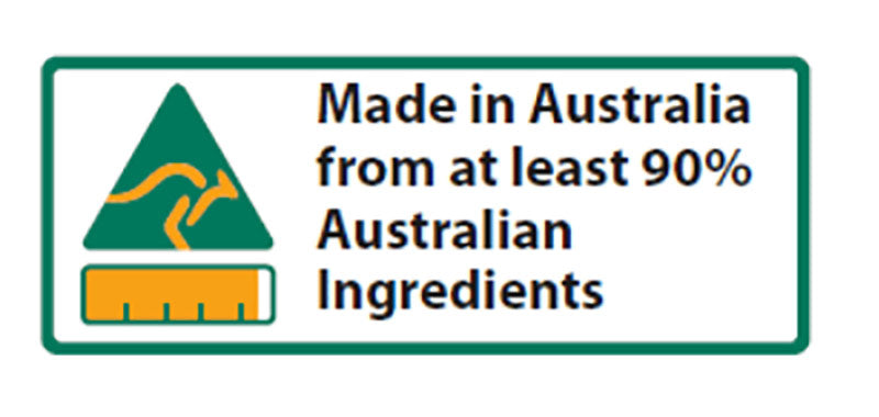 90% MADE IN AUSTRALIA LABELS(1000)