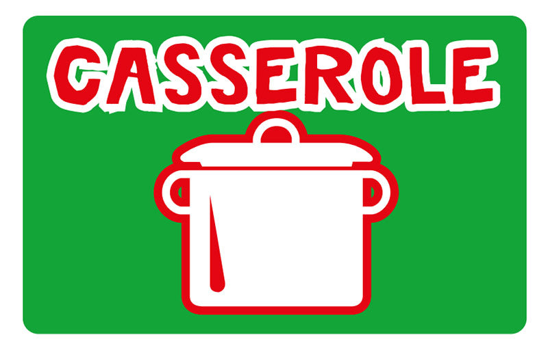 CASSEROLE LABEL(1000)