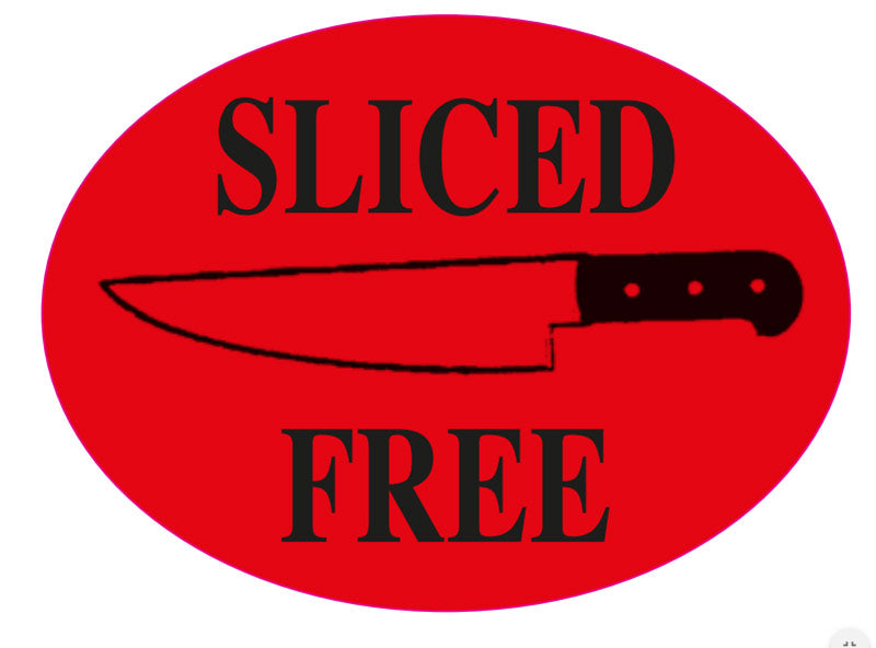 SLICED FREE-OVAL LABEL (1000)
