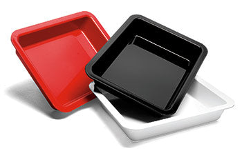 12 X 10 X 2 BLACK TRAYS