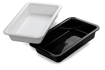 12 X 8 X 2 BLACK TRAYS
