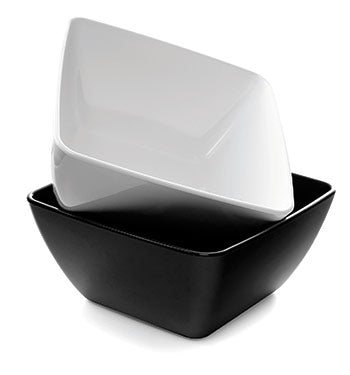 SALAD BOWL BLACK 250X250X100(SB-10)