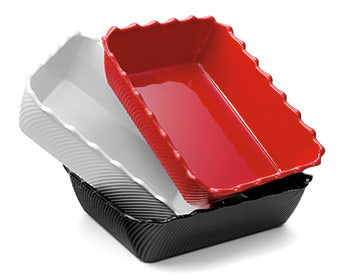 RIPPLE TRAY RED 335X265X85MM (FDSB2-R)