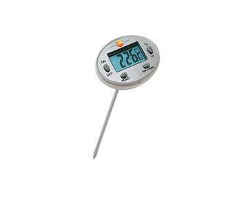 TESTO W/PROOF MINI THERMOMETER S/STEEL