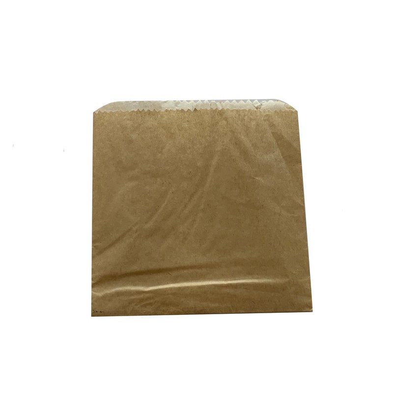 PAPER BAG-1/2 SQUARE GPL 136X145MM (500)