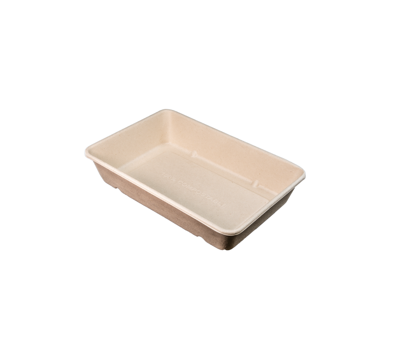 28OZ RECT BOWL-ECO CANE IK-ECR28(250)