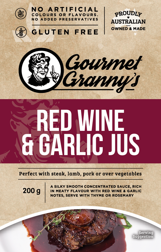 200G G/G LIQUID RED WINE & GARLIC JUS(6)