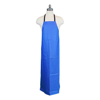 NYLON STRIPE BIB APRON B & W