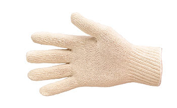 POLYCOTTON GLOVES PKT(12 pair)LARGE