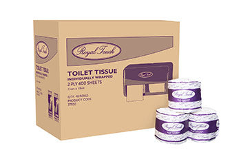 TOILET ROLLS 2PLY 400shts PREMIUM Ctn 48