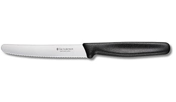 6.7833  V/NOX SERRATED STEAK KNIFE BLACK