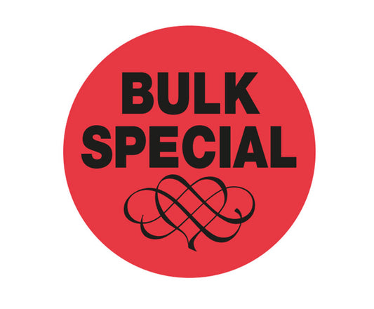 BULK SPECIAL(1000 RED/BLACK)43MM CIRCLE
