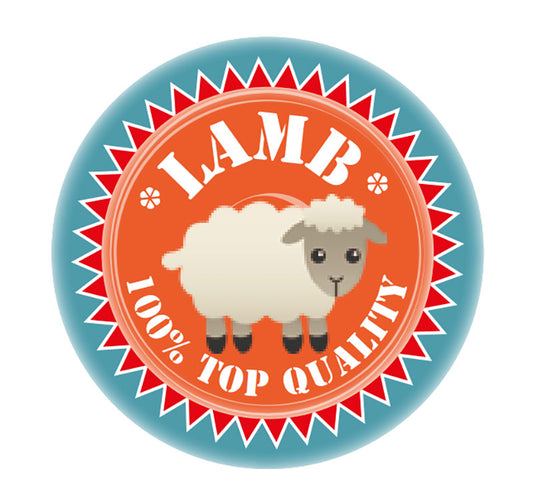 100% TOP QUALITY LAMB LABEL PICT(1000)