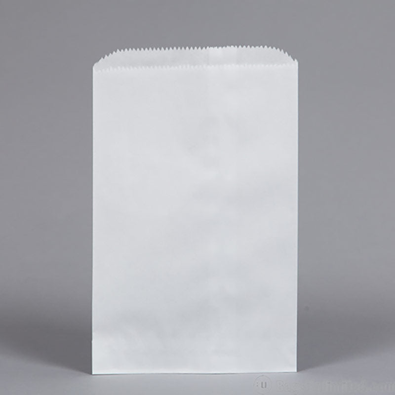 PAPER BAG- 8 LONG WHITE 400X275MM (500)