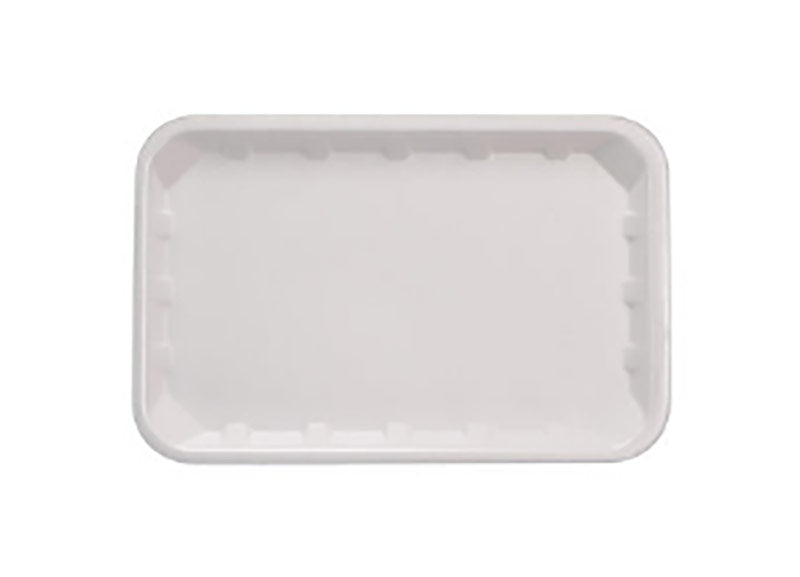 FOAM TRAYS -8X5 WHITE SHALLOW-15MM(1000)