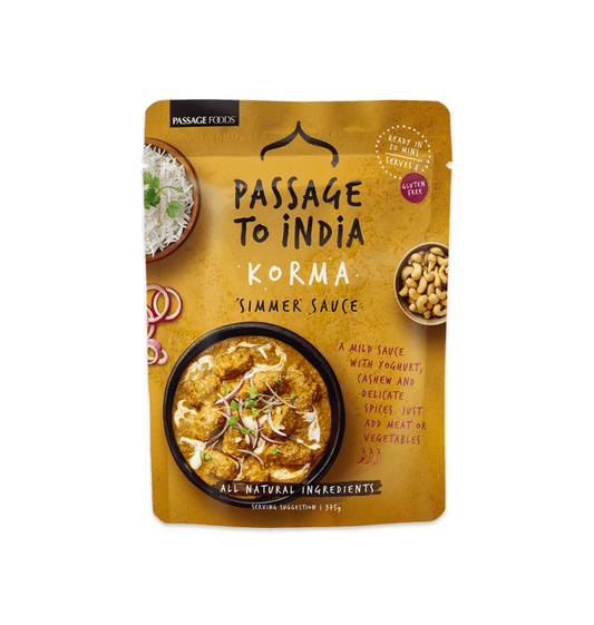 PASSAGE TO INDIA KORMA CURRY 6 X 375G