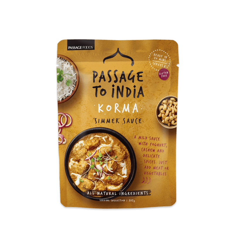 PASSAGE TO INDIA KORMA CURRY 6 X 375G